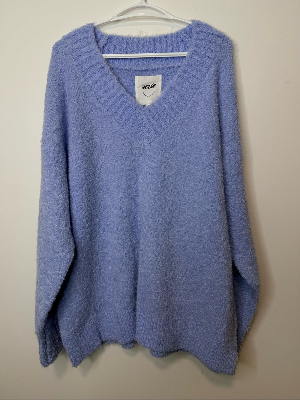 Aerie Teddy Boucle Sweater size XL - Picture 6 of 8